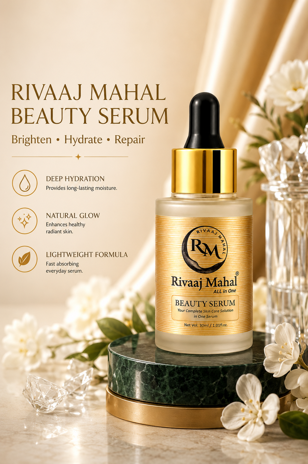 Rivaaj Mahal All In One Beauty Serum.